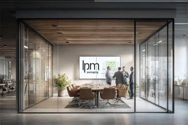 Interno ufficio per l’annuncio della trasformazione in LPM PACKAGING S.p.A.